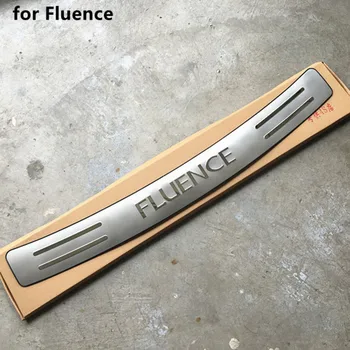 

Stainless Steel Rear Bumper Protector Sills Interior Trunk Rear guard Tread Plate Pedals For Renault Fluence 2011-2019