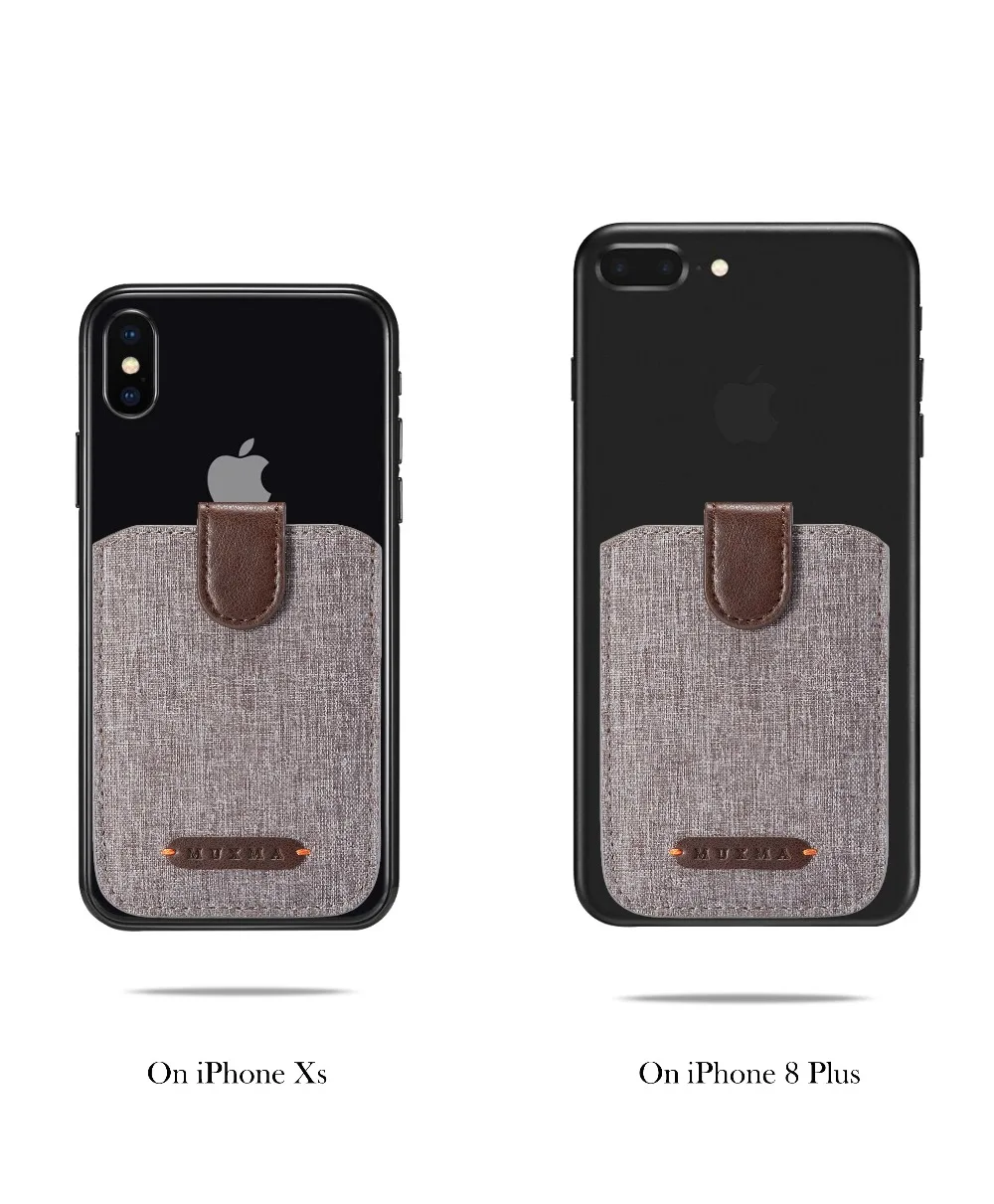 Холщовый кожаный чехол-кошелек для iPhone XS 6 6s 7 8 Plus 11 Pro Max слот для кредитных карт