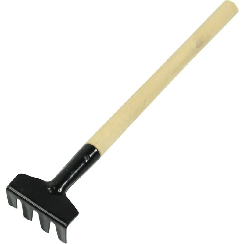 1 комплект 3 шт. небольшие садовые инструменты лопата грабли лопата деревянная ручка металлическая головка детский инструмент