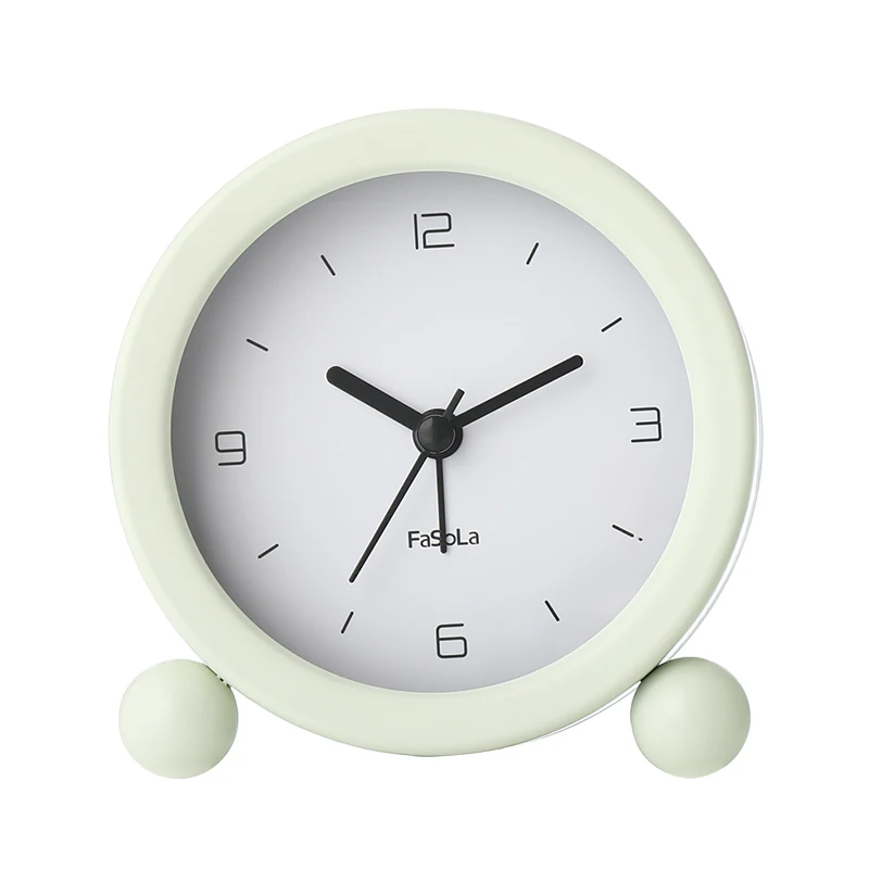 Cute Digital Alarm Clock Mute Student Home Desktop Metal Minimalistic Reveil De Voyages Little DD60AC | Дом и сад