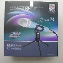 Takstar PCM-5560/PCM5560 конденсаторный микрофон компьютер K песня микрофон для караоке микрофон поставляется с Треугольный Кронштейн