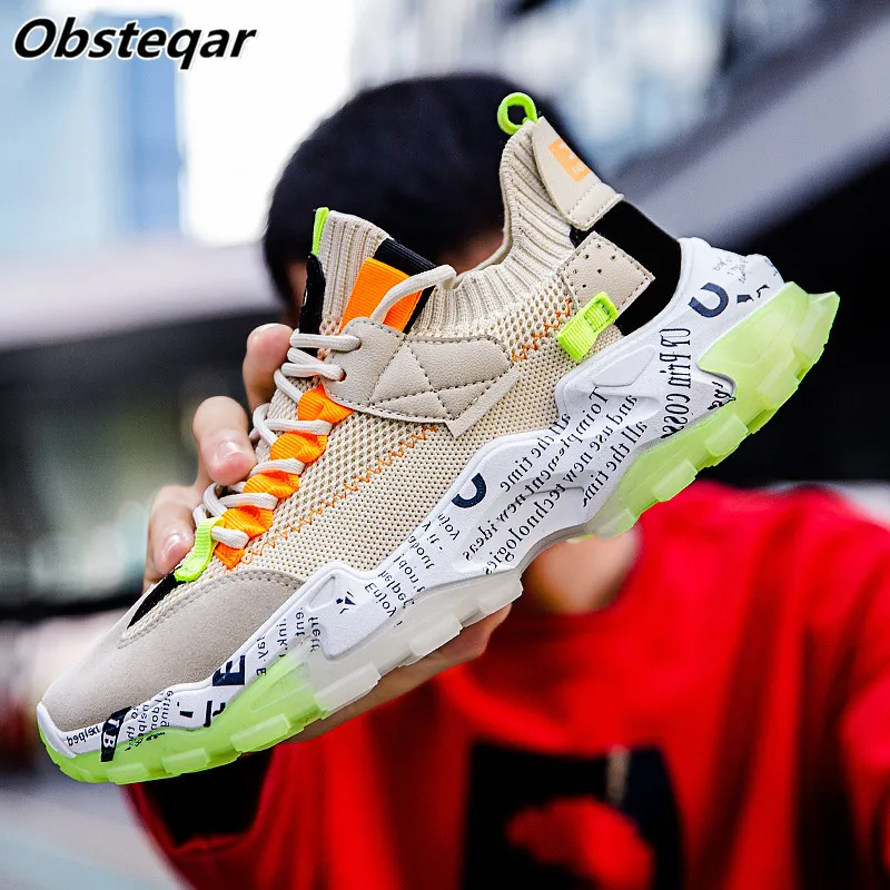 

Spring and autumn thick-soled casual sports shoes men's shoes comfortable and breathable milk men's casual sports shoes
