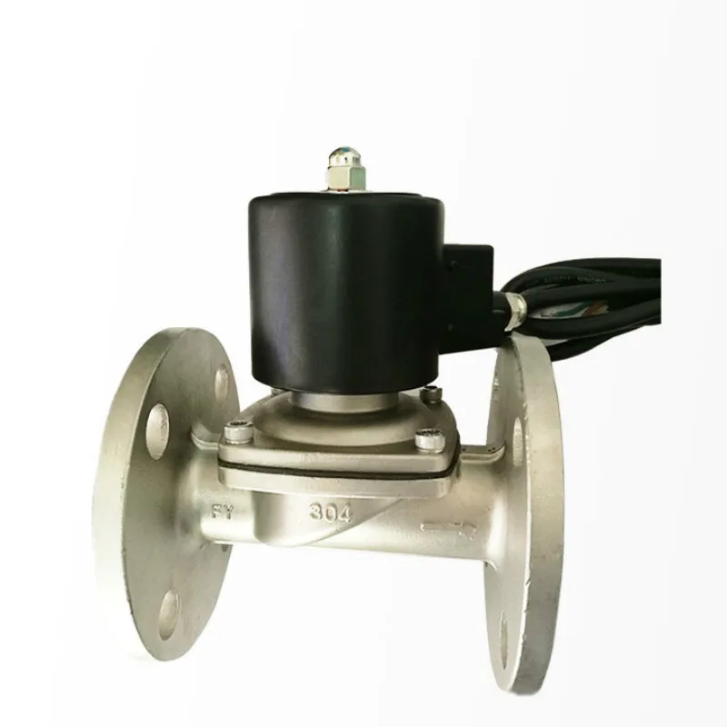 2way фланцевый электромагнитный клапан из нержавеющей стали DN32 AC220VDC24V фланец взрывозащищенный Соленоидный клапан Магнитный Соленоидный клапан