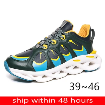 

2020 New Blade Running Shoes man Korean Cool Spring Shoes Non-slip Light Shock Absorber Breathable Sports Shoes Zapatos BALCK