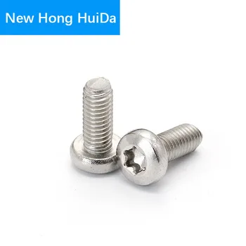 

M2 M2.5 M3 M4 M5 M6 304 Stainless Steel Pan Head Machine Security Metric Thread Plum Anti-theft Bolt Torx Safety Six Lobe Screw