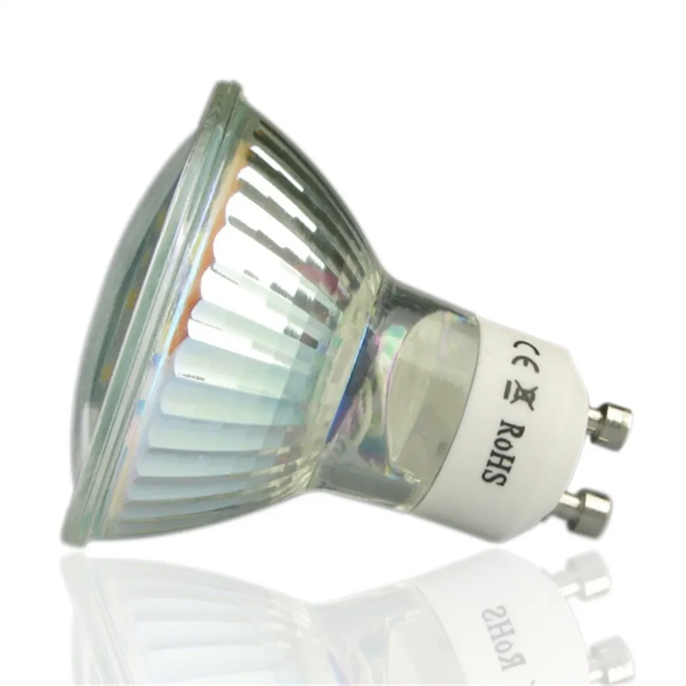 Высокая яркость распределения тепла Non-Dimmable10 x GU10 3,6 Вт 48 SMD3528 Светодиодный точечный светильник лампы теплый белый/дневной белый