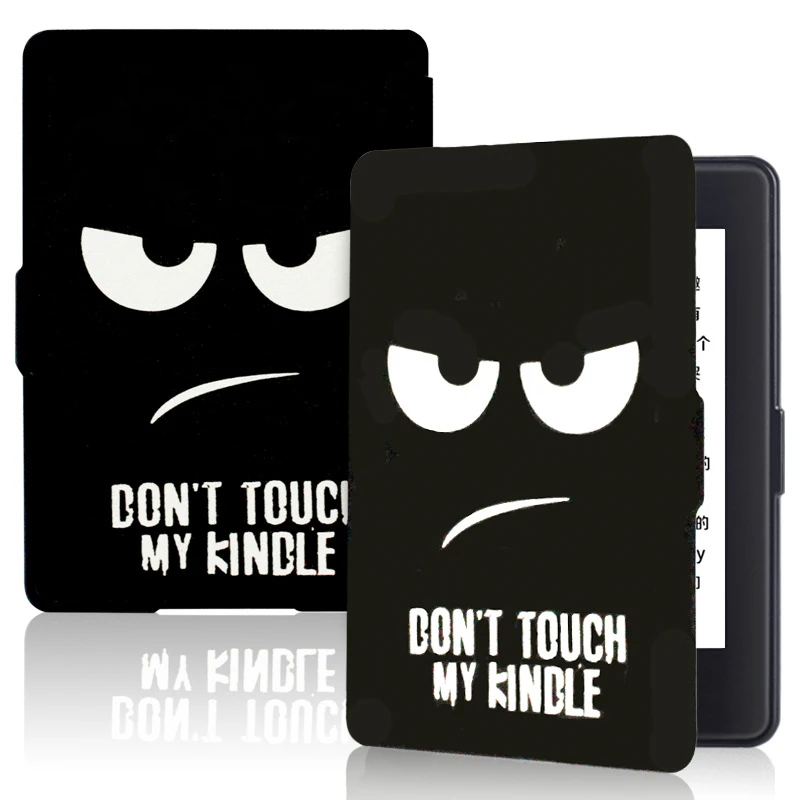 Чехол с принтом для Amazon Kindle 8th Gen модель Ван Гог дизайн кожа флип смарт-чехол 6 'чехол для планшета электронная книга чехол для Kindle 8th - Цвет: Dont touch