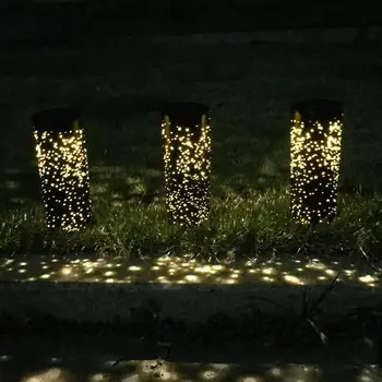 

Solar Power LED Starry Sky Lawn Light Energy Conservation Equipped with Handle Outdoor Garden Landscape Decorative Lamp