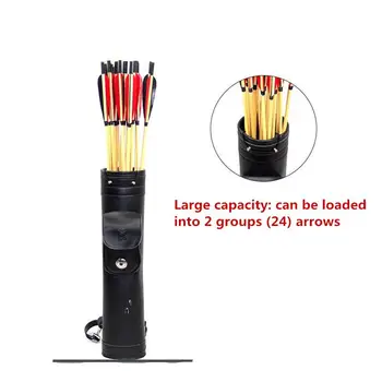 

Hot Hunting Arrow Bag Storage Three Tubes Quiver Arrows Strap Adjustable Outdoor Shooting Universal Archery Holder Accessories