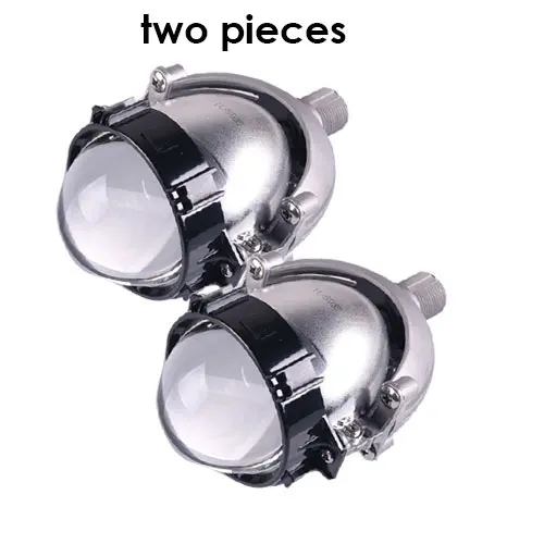 Sanvi v2 2.5inch Auto Bi LED Projector Lens Headlight 35W 5500K Car LED Projector Headlight H4 H7 9005 9006 Car Motorcyle Light - Цвет: 2pieces