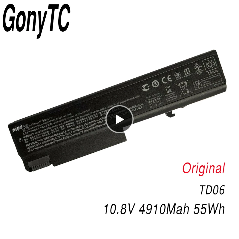 TD06 аккумулятор для ноутбука HP 6930P 8440 8440W 6530B 6535B 6735B 6730B HSTNN-IB69 6500B 6440B 6550B 6445B 6450B 6540B
