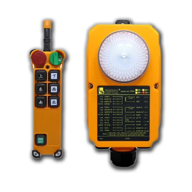 

Hoist Crane Wireless Industrial Remote Controller F24-6d