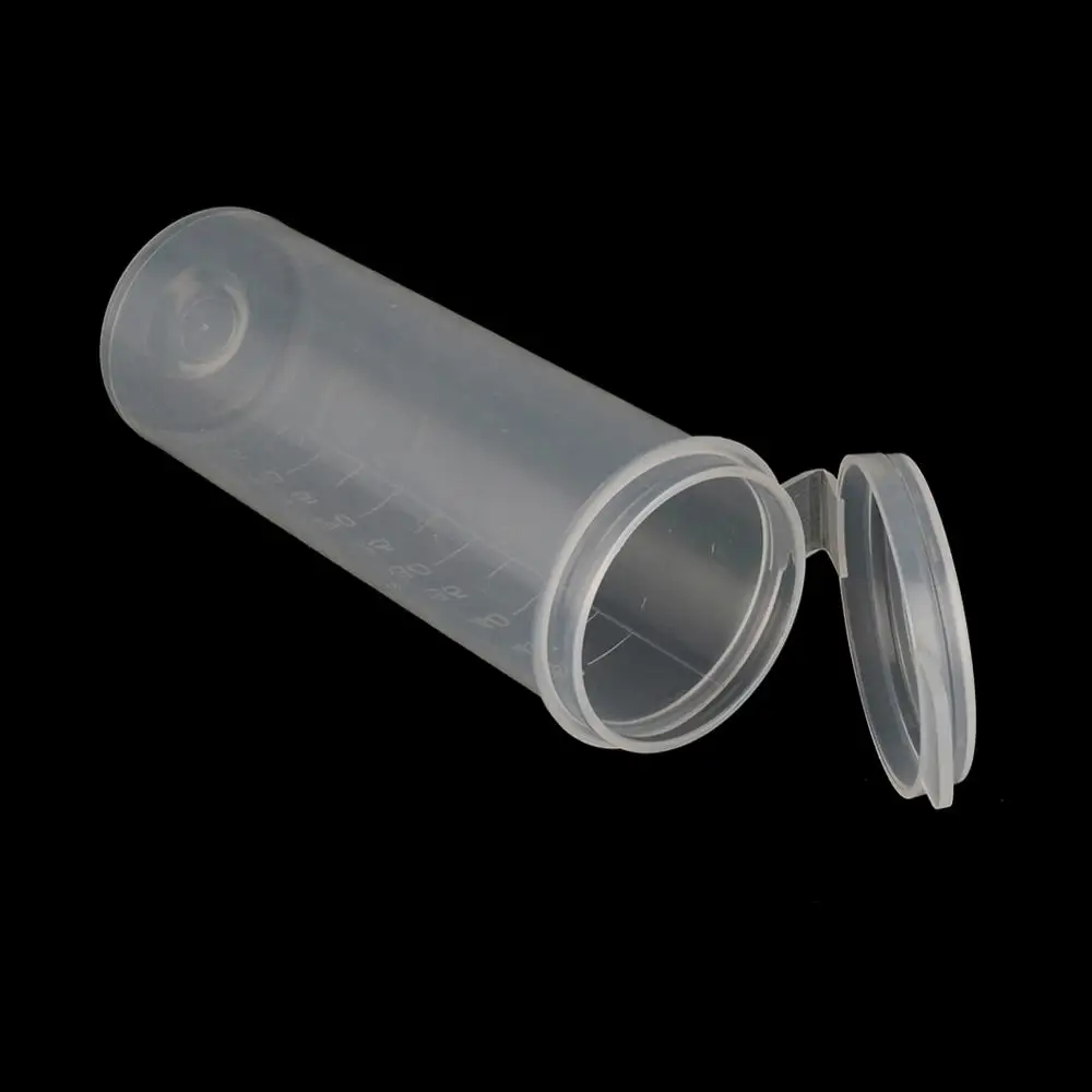 Gland cap round bottom centrifugal tubes Transparent free-standing Scale Laboratory analysis supplies 2 Pcs 50ml plastic test tubes centrifuge tube