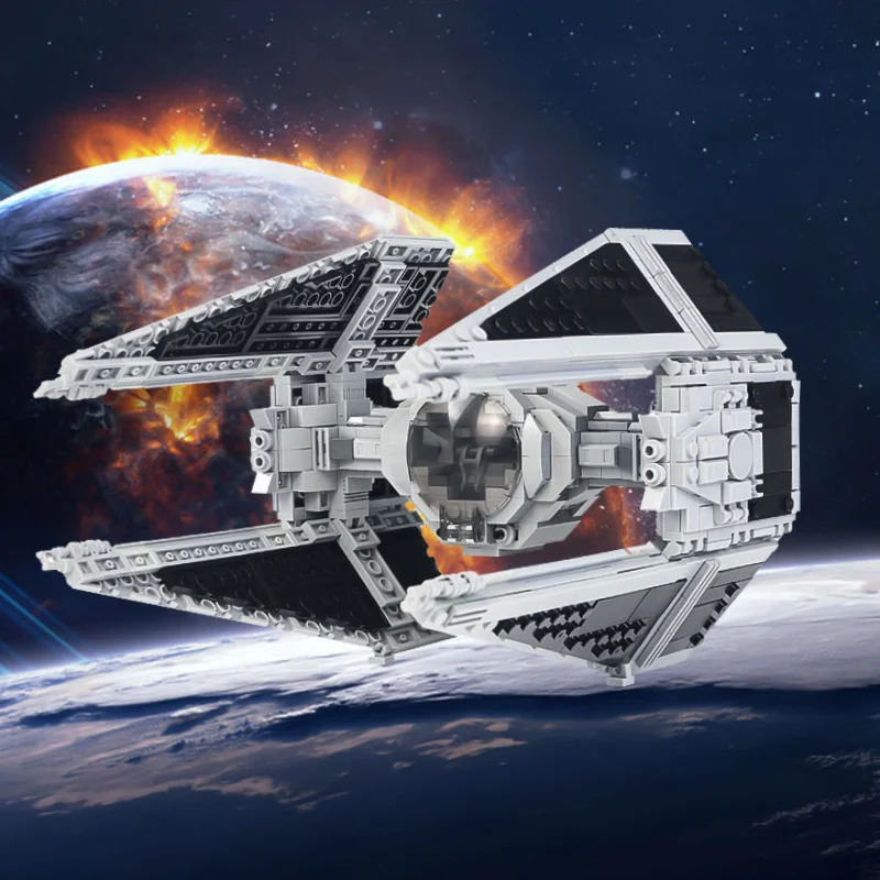 Space Wars Tie Toys FighterInterceptor Walker Building Blocks Assembly For Children Kids Xmas Gifts