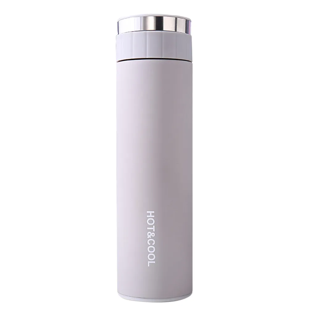 

500ml Thermos Stainless Steel Double Wall Thermal Cup Bottle Travel Mug Water Vacuum Cup School Home Tea Coffee Drink Bottle Cup