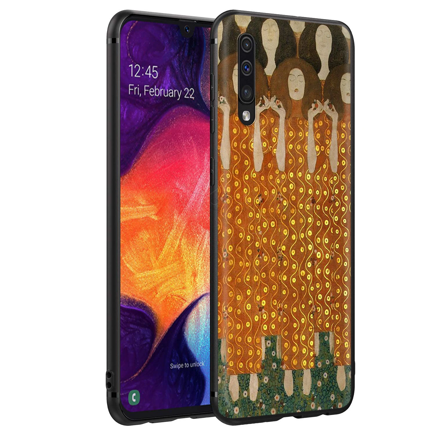 Webbedepp Густав Климт чехол для samsung Galaxy S7 S8 S9 S10 Edge Plus Note 10 8 9 A10 A20 A30 A40 A50 A60 A70