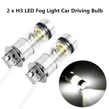 

12v Car Lights 6000K DRL Daytime Daylight Auto LED Fog Driving Lamp Bulb