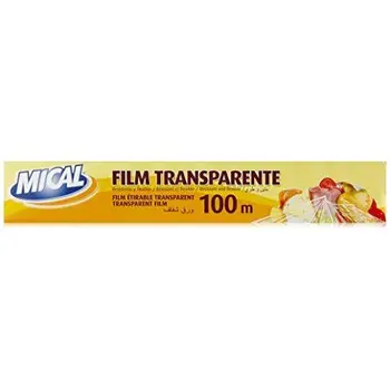 

MICAL – Film Transparent – Strong and Flexible, 100 Meters – 1 Unit