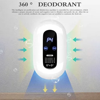 

Ozone Air Purifier Formaldehyde Removing Deodorization Ionizer Rechargeable Ozone Generator Prevent Security Purification Pm2.5