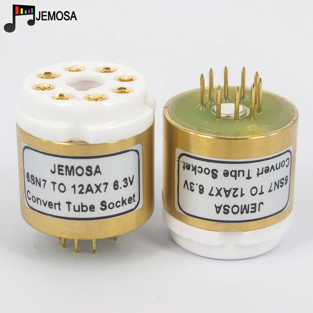 1 Pc 6sn7 6sl7 Ecc32 Ecc33 6n8p 6n9p B65 Om 12ax7 12au7 Ecc Ecc 7025 Diy Audio Vacuumbuizenversterker Zet Socket Adapter Amplifier Aliexpress