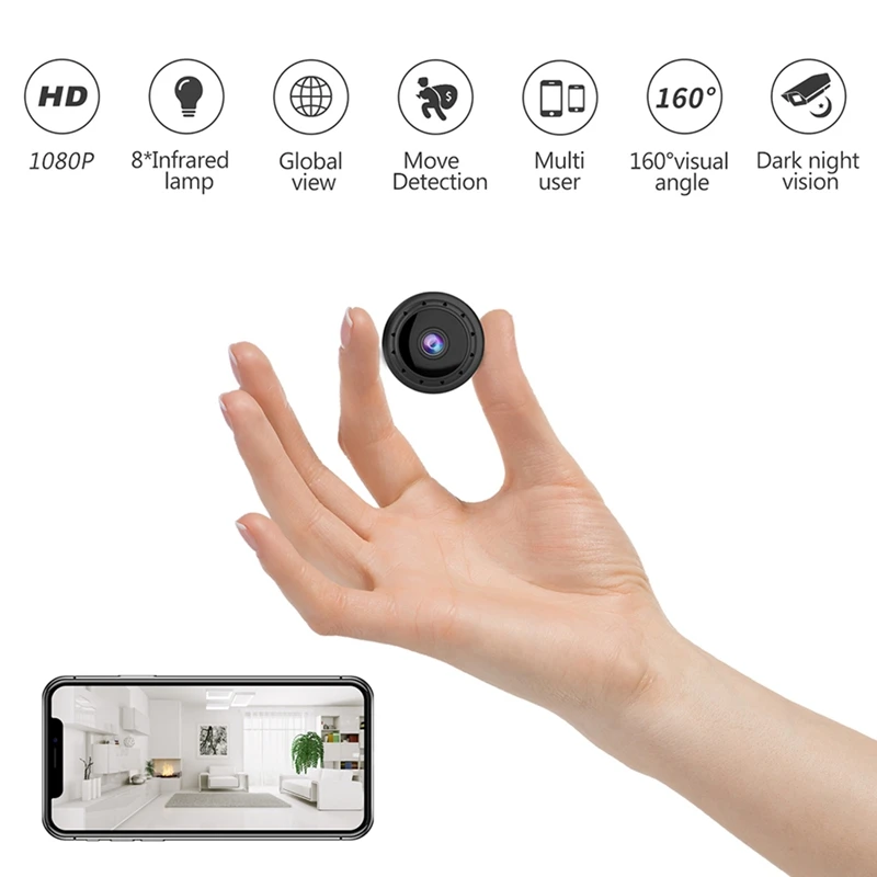 

W11 Mini Camera WIFI Small Cam 1080P IR Night Vision Micro Camera Mobile Detection Camcorder For iOS Android Windows