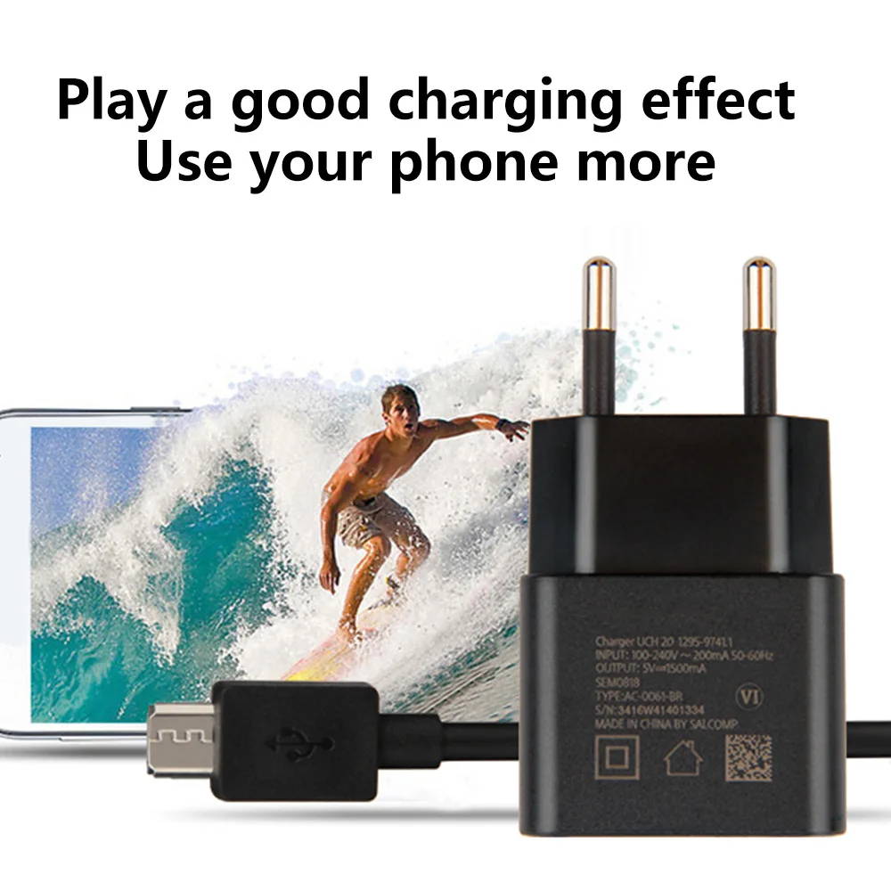 Original SONY Wall Charging Charger Adapter UCH20 For SONY Xperia X Ultra Z5 E6683 Z3 mini  E5 L50w L50t Universal Wall Charger usb 5v 2a