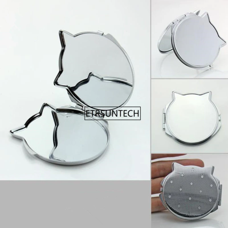 1 шт. компактное зеркальце для макияжа карманное портативное двустороннее