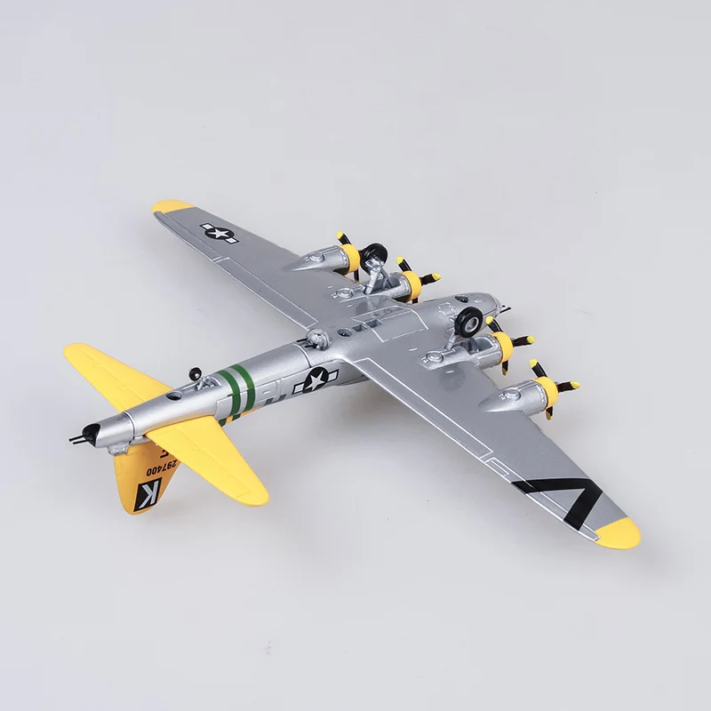1/144 Масштаб мировой войны 2 Классический бомбер Boeing B17 авиационный Самолет B 17 моделей детские игрушки подарки F дисплей шоу коллекции - Цвет: c