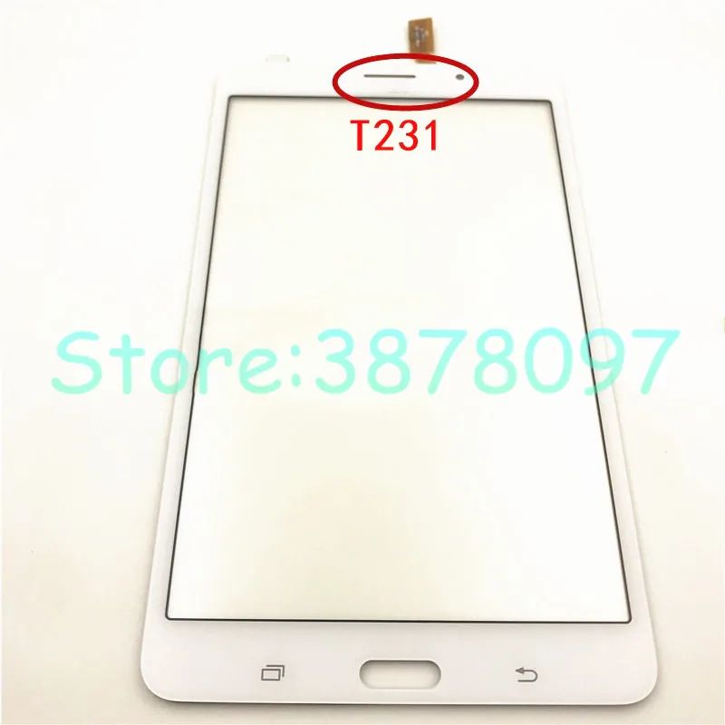 Оригинальный сенсорный экран 7 0 дюйма для Samsung Galaxy Tab 4 Φ T230 T231 передняя панель с