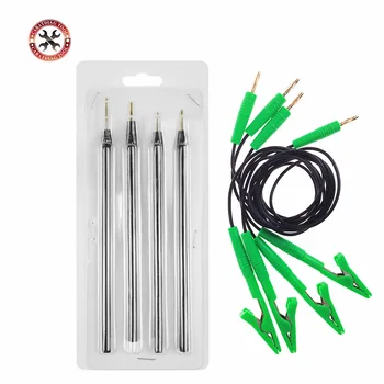 

Probe Pen ECU Tool BDM Probe 4pcs/Set With Green Wire Clip Cables ECU Programming Adapter Supports LED BDM Frame Power Probe