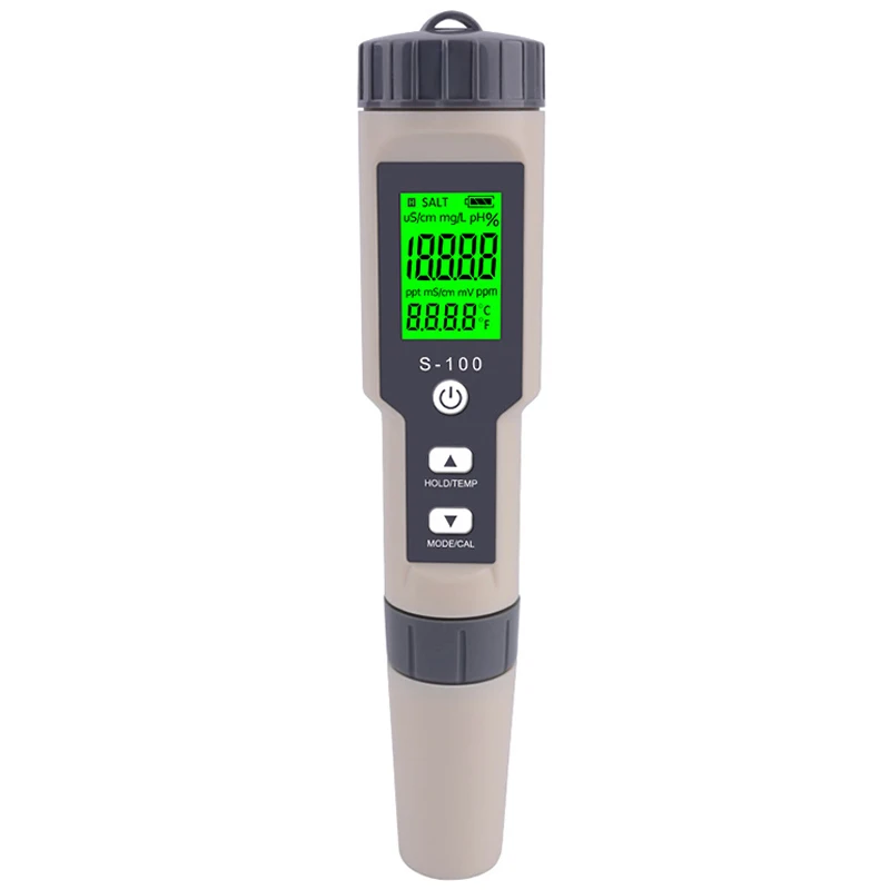 

4 in 1 TDS/EC/Salinity/Tem Meter Digital Water Quality Monitor Tester Salinity Tester for Pools, Drinking Water, Aquariums,Spa