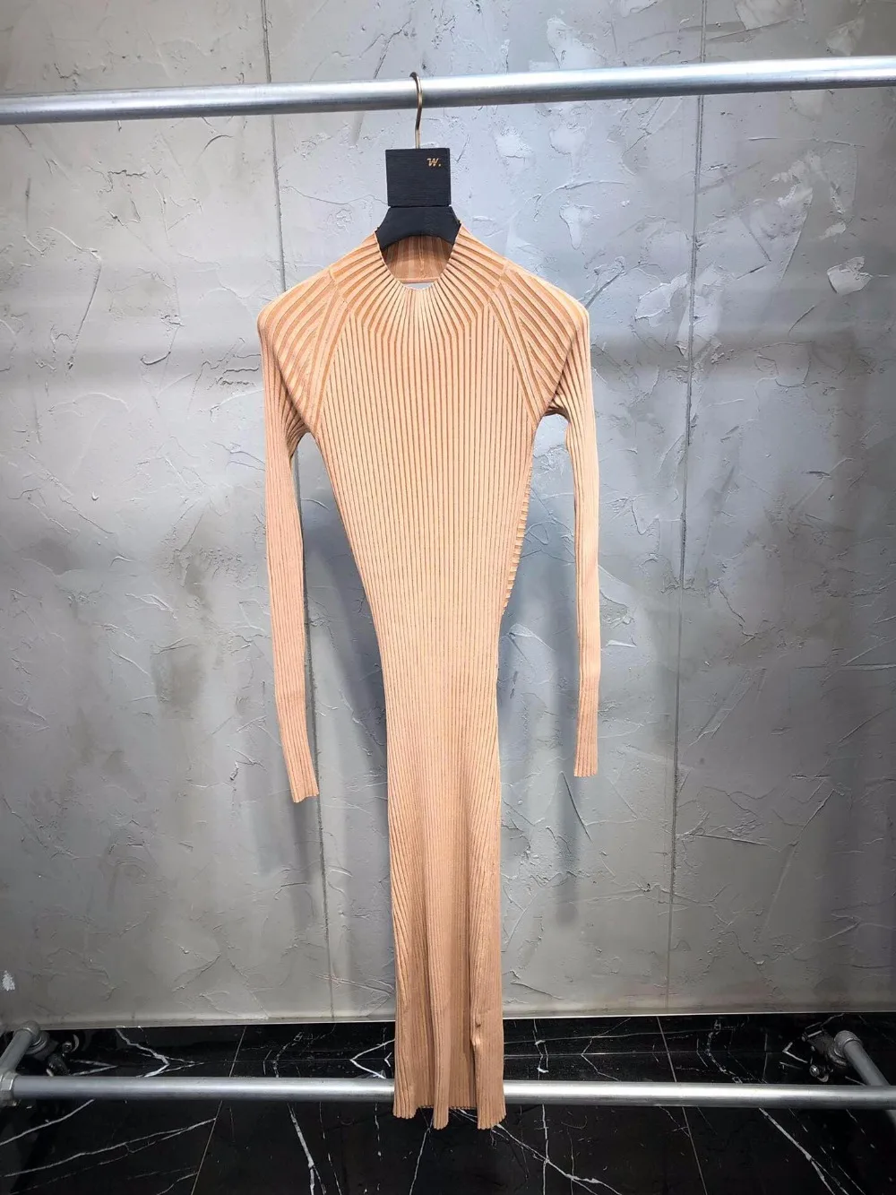 Сексуальное Новое Женское трикотажное тонкое платье с открытой спиной женское модное платье с длинным рукавом 2 цвета ddxgz2 8,22