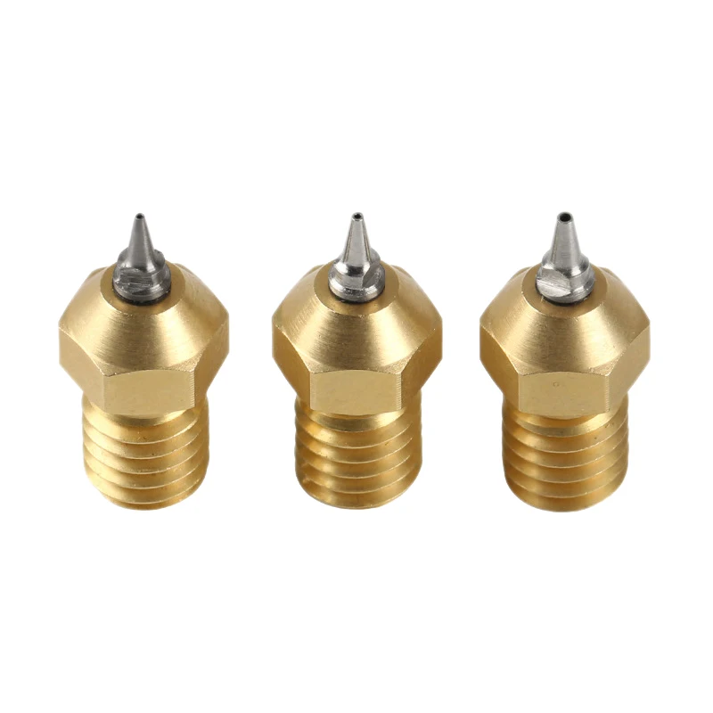 3D Printer Accessories 1.75Mm 0.2 0.3 0.4Mm Copper Nozzle for V6 Heating Block Hot End | Компьютеры и офис