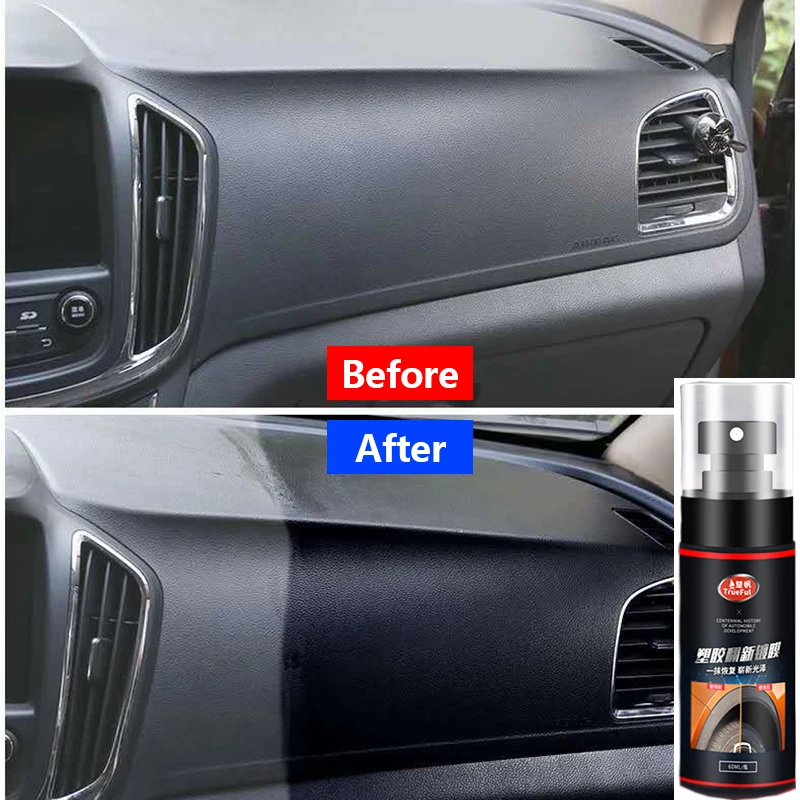 Plastic Parts Retreading Agent Wax Instrument Panel Auto Interior Auto Plastic Renovated Coating Car Light Cleaner paint cleaner for car