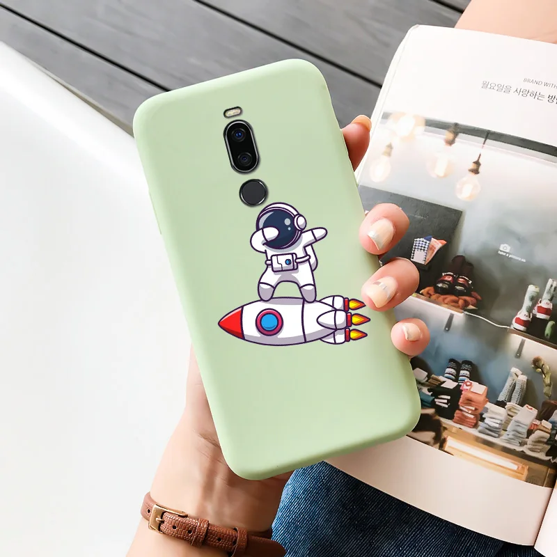 Cases For Meizu Astronaut TPU Soft Shell For Meizu X8 Case Personality Tide Shell For MEIZU X8 Case Silicone Edging Matte Phone For MEIZU meizu phone case with stones Cases For Meizu