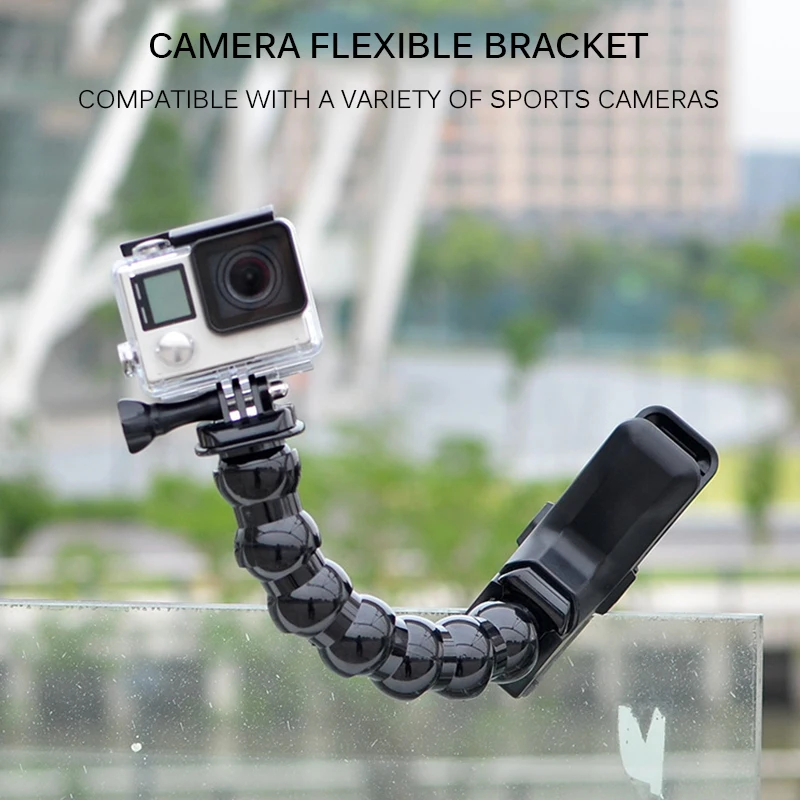 For Go Pro Bracket Flexible Holder For Gopro Accessories Gooseneck