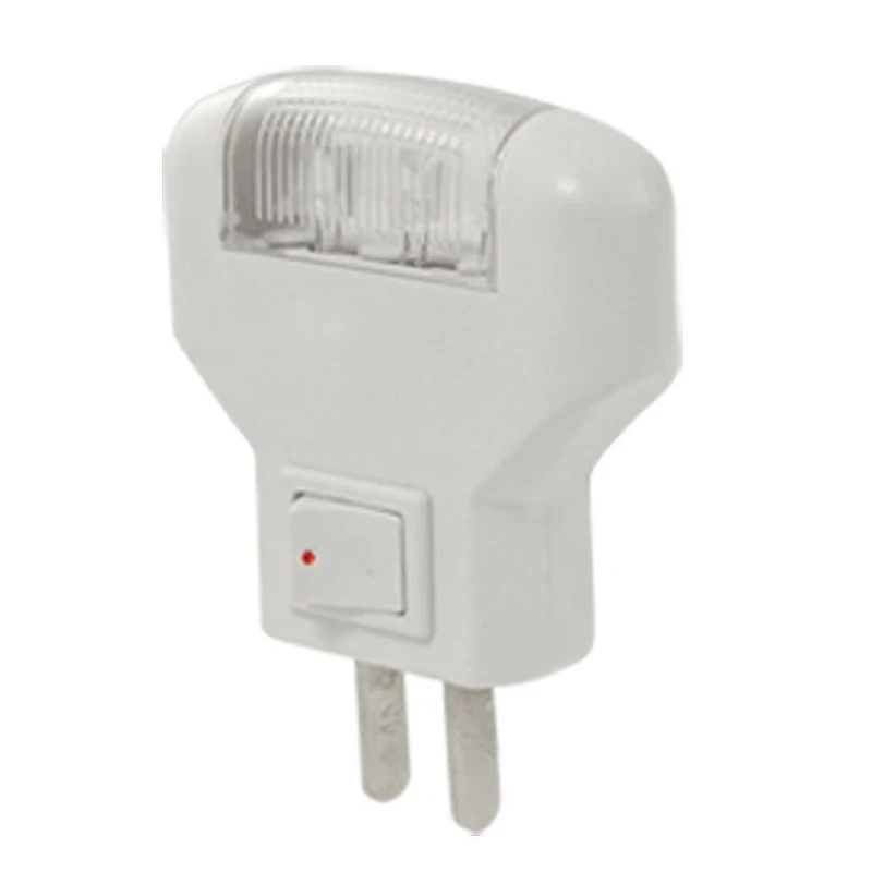 

HOT-Home 3 LED Bulbs White Night Light Decoration US Plug AC110V - 220V
