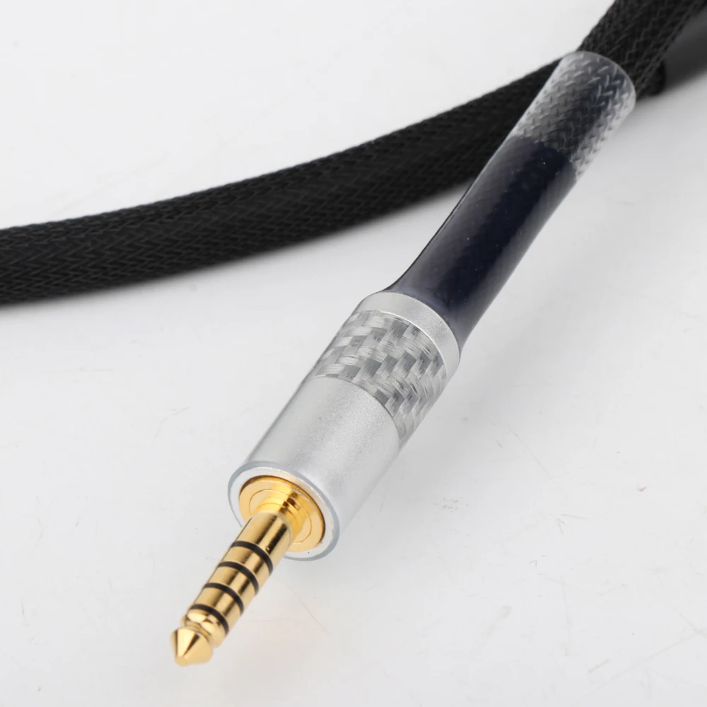 Cabo de 4.4 mm a Rca Homem Resistente Chapeado Ouro do Escudo de Cobre 4.4 mm ao Cabo Audio Estereofónico Fêmea da Extensão do Adaptador 2rca - Image 6