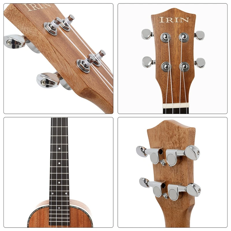 IRIN концертный набор укулеле 23 дюйма из красного дерева Ukelele деревянная гриф шеи Гавайи 4 струны гитары ra