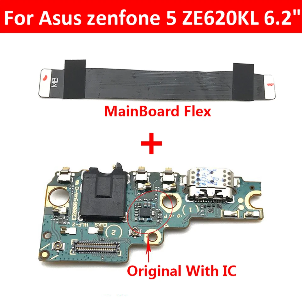 FLEX DE CHARGE POUR ASUS ZENFONE 2 ZE550ML CARTE MICRO USB MICROPHONE CONNECTEUR
