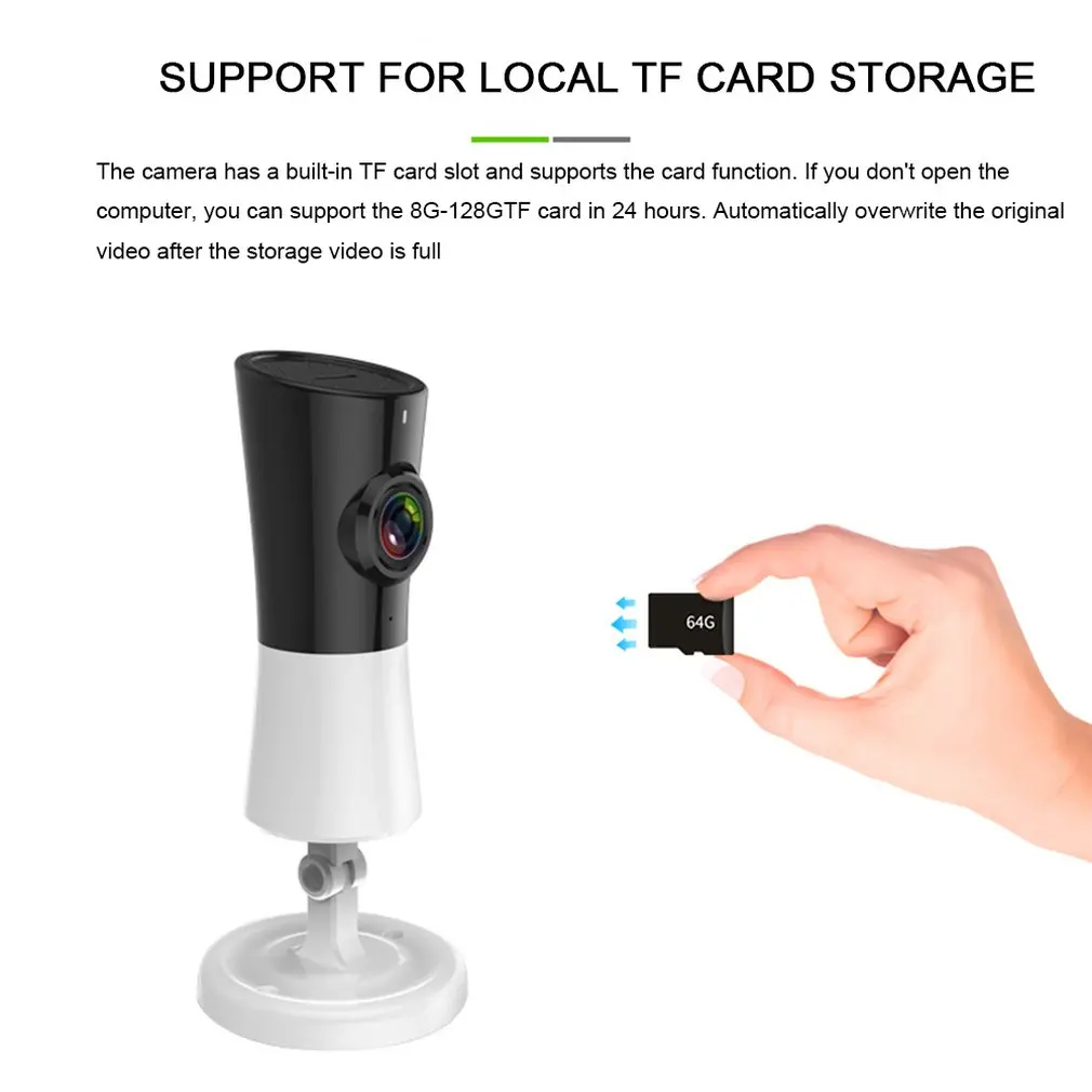 SM 301W беспроводной wifi 360 градусов панорамная сетевая камера мобильный телефон