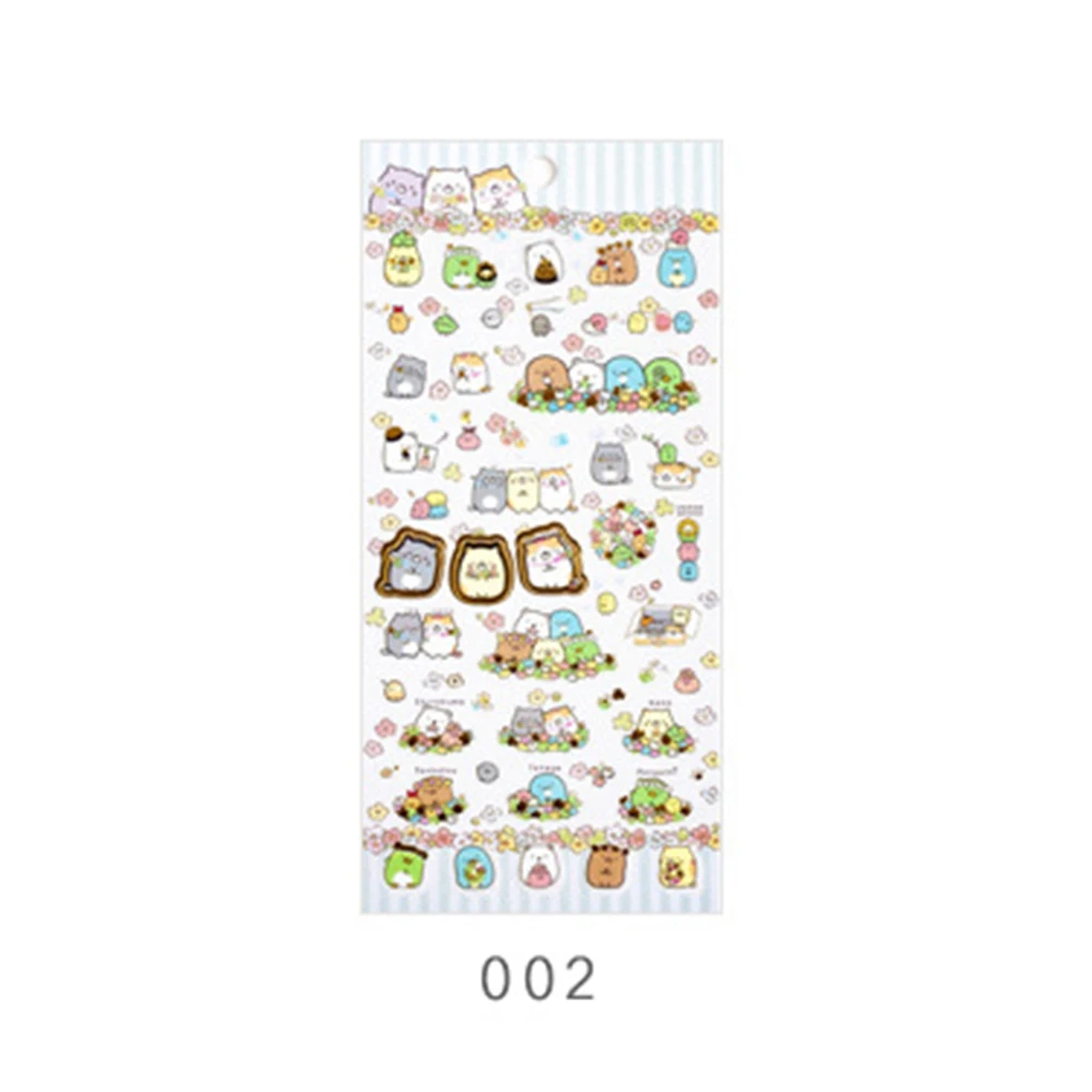 style 2 1 шт. Kawaii Мультфильм Sumikko Gurashi Bullet Journal Декоративные Канцелярские наклейки Скрапбукинг DIY дневник альбом палка этикетка - Цвет: style 2