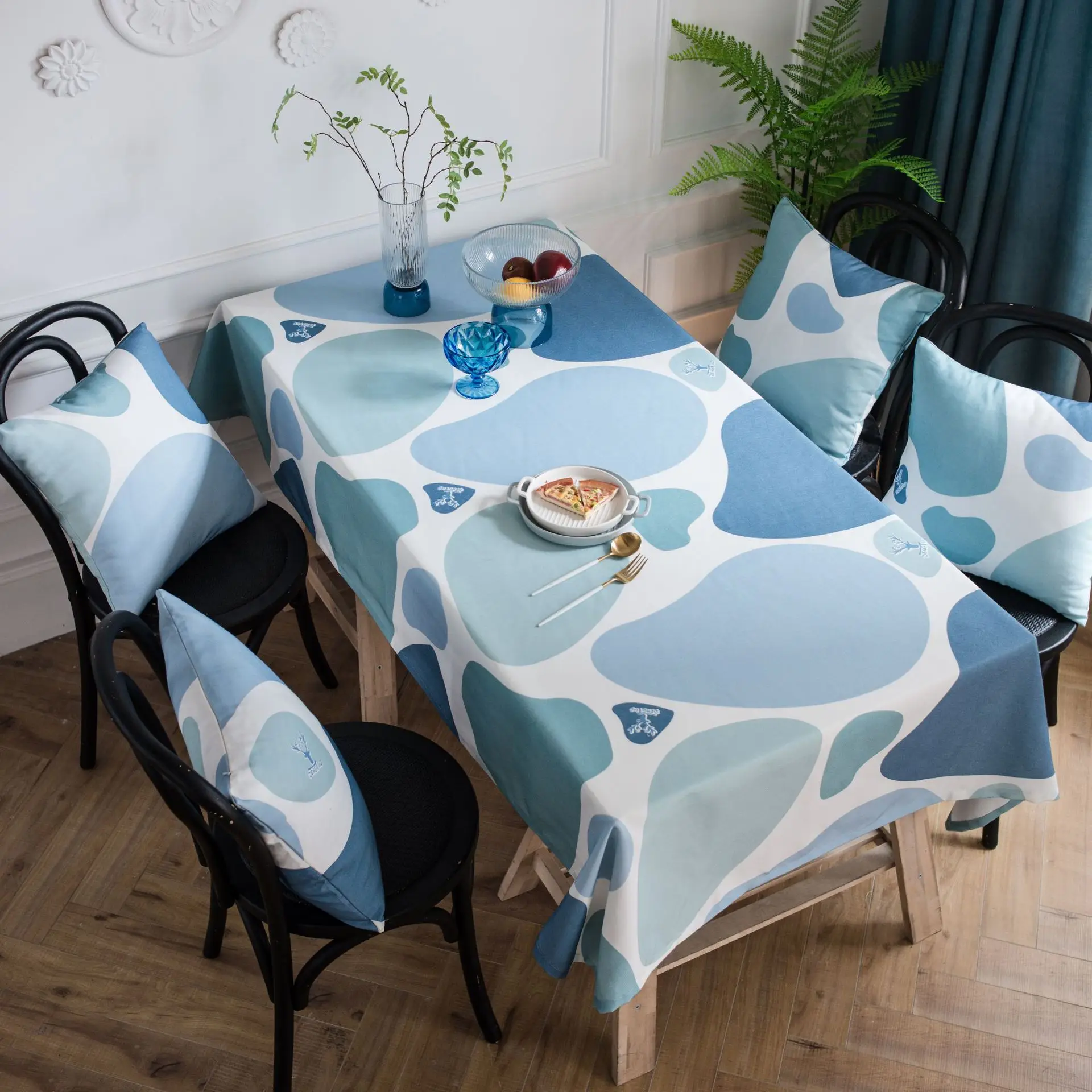 

Waterproof tablecloth Nordic goose soft stone printed tablecloth cover rectangle household tablecloth