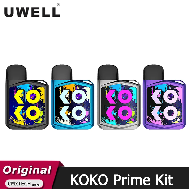 Новинка набор для вейпа Uwell Caliburn KOKO Prime с аккумулятором 690 мАч 15 Вт картридж G Pod