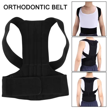

Posture Corrector Adjustable Back Shoulder Support Correction Brace Belt Band for Men Women DOD886