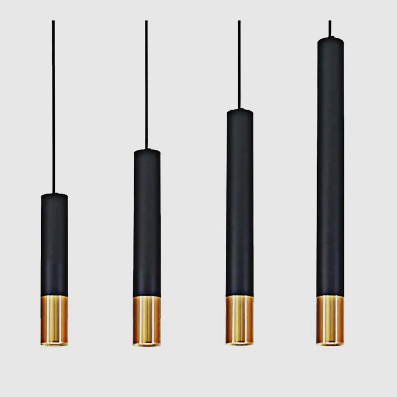  Dimmable LED Pendant Lamp Long Tube lamp Kitchen Island Dining Room Shop Bar Decoration Cylinder Pi - 4000090958690