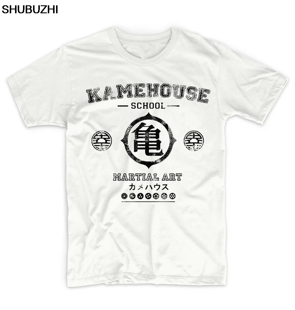 Kamehouse футболка Goku Dragon Ball Train To Go Super Saiyan Gym Ssj Vegeta брендовая Хлопковая мужская Базовая футболка для фитнеса - Цвет: white