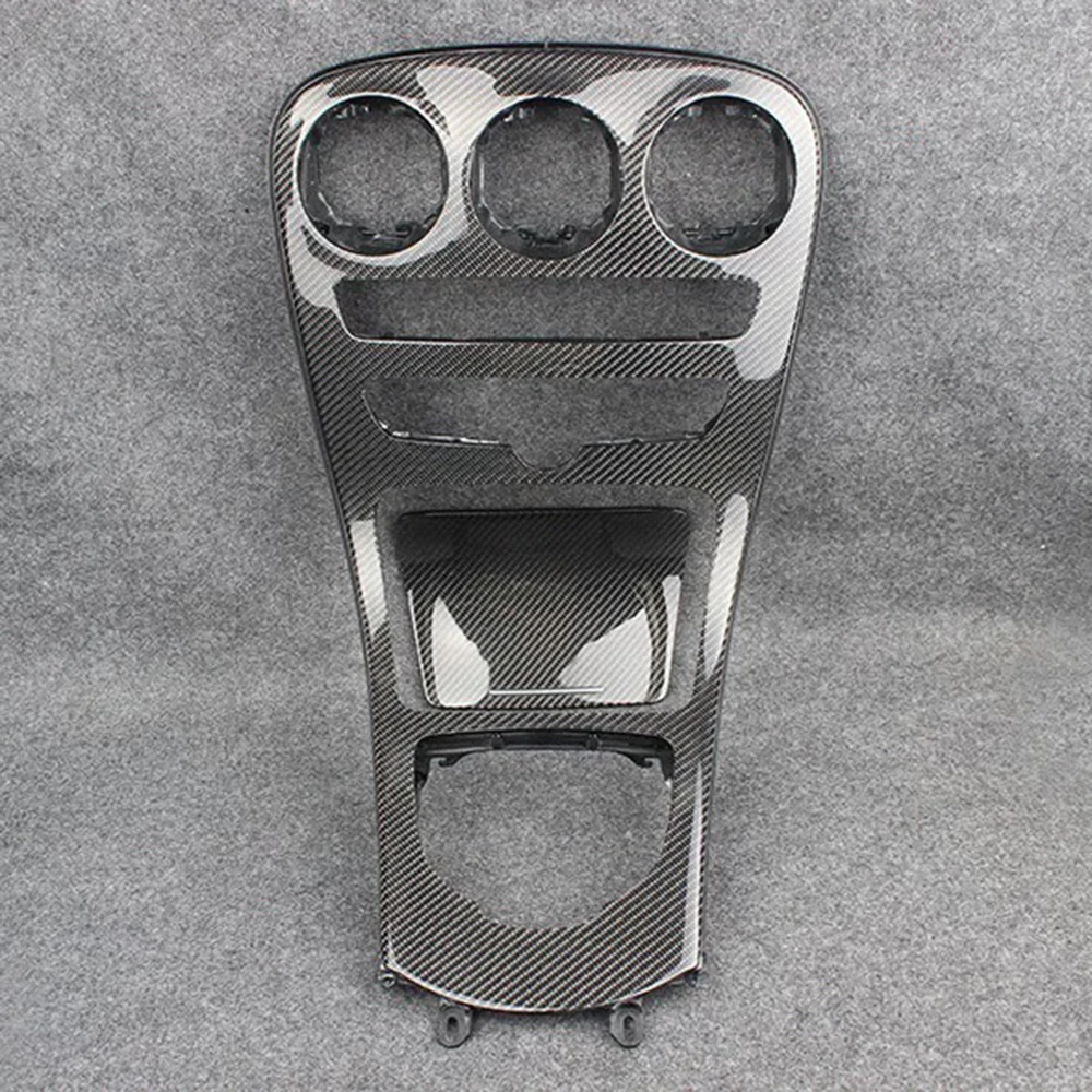 Real Car Carbon Fiber Center Console Cover Panel for Mercedes Benz C
