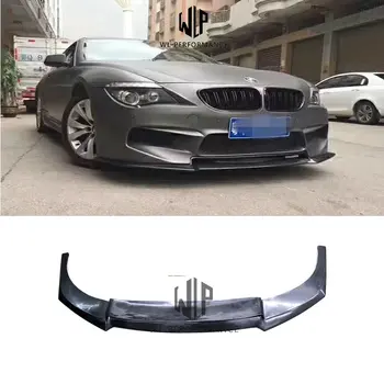 

F06 F12 F13 M6 Car Body Kit V Style Carbon Fiber Aut0 Front Lip Splitter Car Styling For BMW F06 F12 F13 6 Series 2014-UP