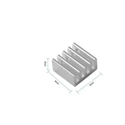 Dissipateur thermique en aluminium avec adhésif pour Orange Pi Raspberry Pi 